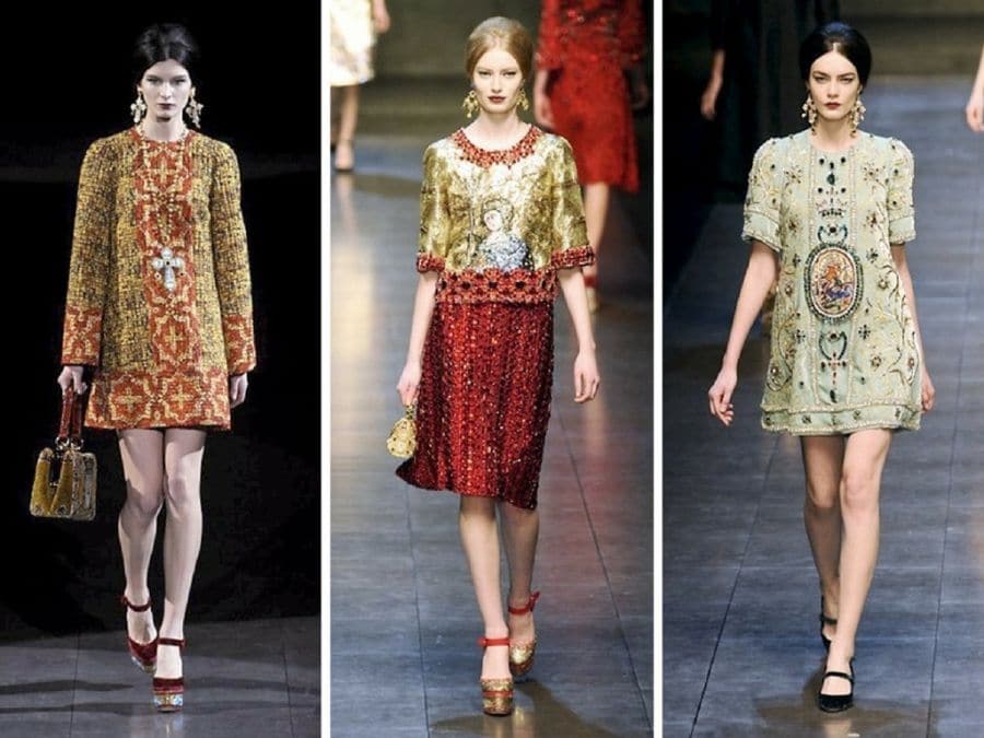 Sylwetki Dolce &amp; Gabbana na sezon jesień – zima 2013/14
