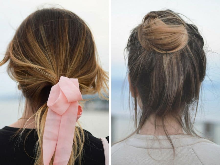 Messy bun i niski kucyk – propozycje fryzur na zimę