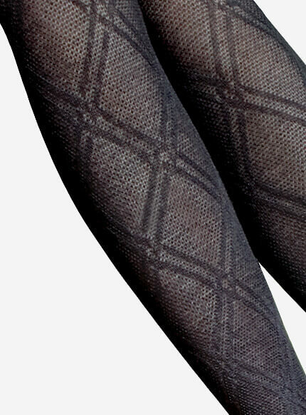 Damskie rajstopy w kolorze czarnym