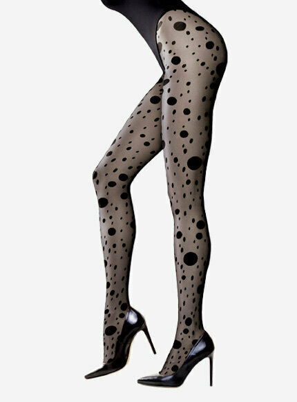 Rajstopy wzorzyste z deseniem kropek – poczuj się pięknie z Lores