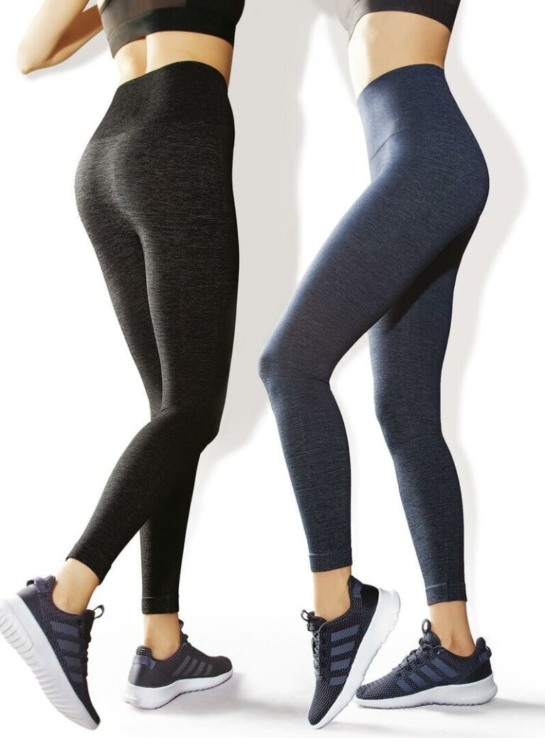 Dwupak leginsów damskich