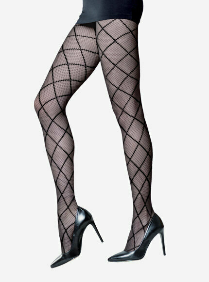 Eleganckie rajstopy w romby – uniwersalne i oryginalne!