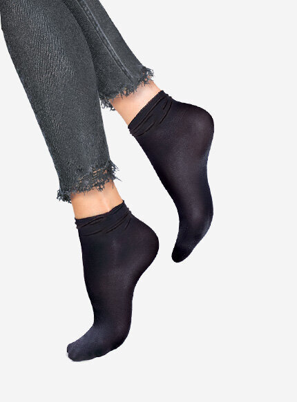Eleganckie skarpetki w kolorze czarnym